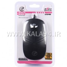موس سیمی XP M696K / دارای 3 کلید / کلیک نرم با دقت بالا در ضرب مداوم / پک طلقی 